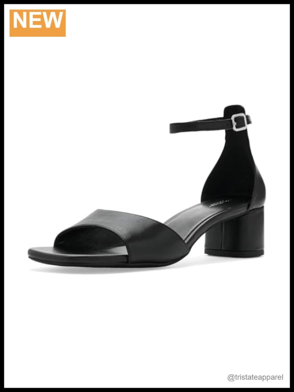 Leather Open Toe Mule Heeled Sandals Slip On Casual Party